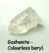 Goshenite-White Beryl