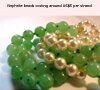 Green Nephrite Beads