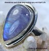 Rainbow Moonstone Ring