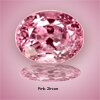 pink zircon gemstone