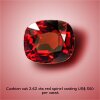 Red Spinel-Cushion Cut
