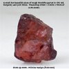 Rhodolite Garnet Rough Crystal
